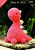 Crochet Pattern - James C Brett JB934 - Flutterby Chunky - Barney Brettosaurus